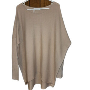 Anrabess Oversized Glacé Pink Sweater Pullover • Size L • New With Tags